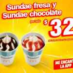 Cupón McDonald's 2 sundae por $32 pesos