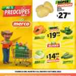 Ofertas Merco frutas y verduras del 4 al 6 de octubre