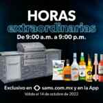 Sam's Club Horas Extraordinarias Plus Fest 14 de octubre 2022