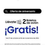 Compra un Galaxy Serie S o Z y llévate 2 boletos de avión gratis