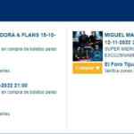 Súper Miércoles de Superboletos 12 de octubre: 2×1 en Conciertos, Deportes, Expos y más
