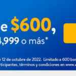 Cupón Walmart Days de $600 de bonificación en toda la tienda en línea
