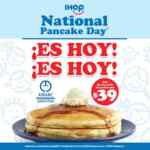 IHOP Día del Pancake hoy 25 de octubre: 2 buttermilk pancakes a sólo $39