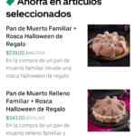 En El Globo Rosca de Halloween GRATIS al pedir un pan de muerto familiar por Uber Eats