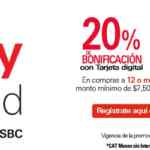 HSBC Happy Weekend Octubre 2022: hasta 20% de bonificación + msi en tiendas participantes