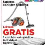Promoción Combo Loco HEB: Colchón individual GRATIS en la compra de una aspiradora canister Koblenz