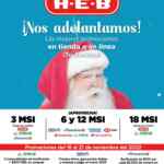 Folleto HEB del 11 al 17 de noviembre: 3x2 en videojuegos, pantallas desde $2,499 y más