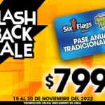 Flash Black Sale Six Flags: Pase anual 2023 por $799