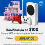 Cupón Walmart de $100 de descuento en compras de $500 en juguetería