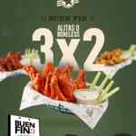 Wings Army Buen Fin 2022: 3x2 en alitas o boneless