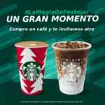 Promoción Mundialista Starbucks: 2x1 en bebidas los días que juega México