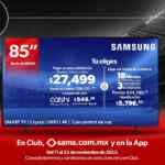 Ofertas en pantallas en el Fin Irresistible 2022 de Sams Club