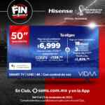 Ofertas en pantallas en el Fin Irresistible 2022 de Sams Club
