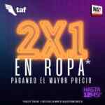 TAF Buen Fin 2022: 2x1 en ropa deportiva y más