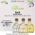 3x2 en tequila Patrón en Bodegas Alianza este 15 de diciembre de 7pm a 9pm