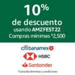 Cupón Amazon 10% de descuento adicional en artículos vendidos y enviados por Amazon México