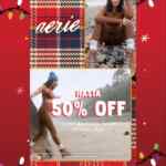 Rebajas Navideñas American Eagle y Aerie: Hasta 50% de descuento