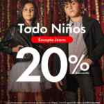 En C&A 20% de descuento en ropa de niños hoy 1 de diciembre