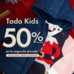 En C&A Segundo a mitad de precio en todo Kids hoy