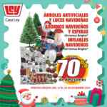 Liquidación del 70% de descuento en artículos navideños en Casa Ley