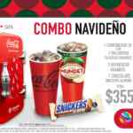 Cinemex Combo Navideño con palomera Coca-Cola con luz: Precio y qué contiene