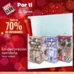 En City Club hasta 70% de descuento en decoración navideña