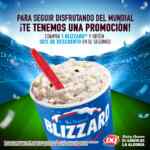 En Dairy Queen segundo a mitad de precio en Blizzard sólo hoy