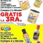 Folletos HEB del 16 al 19 de diciembre con ofertas de 3x2, Productos Gratis y más