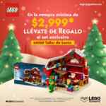 En LEGO Stores llévate el set Taller de Santa gratis en compras a partir de $2,999