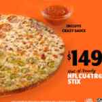 En Little Caesars nueva pizza NFL Cu4tro Stix a sólo $149