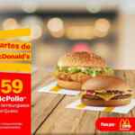 Cupón Martes de McDonald's 20 de diciembre: McPollo + hamburguesa con queso por $59