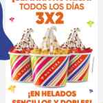 Nutrisa 3x2 toda la semana en helados de yogurt