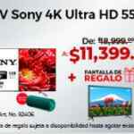 Office Depot Venta Nocturna Navideña 14 al 16 de diciembre: Smart TV Gratis en compras de $8,999