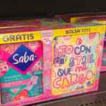 Promo Saba bolsa tote Distroller Gratis en empaque marcados