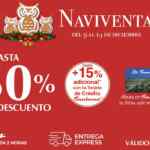 Naviventa Sanborns 9 al 14 de diciembre: hasta 50% de descuento + 15% adicional + 12 msi