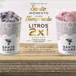 Promoción Navideña Santa Clara: 2x1 en litros de helado del 19 al 25 de diciembre