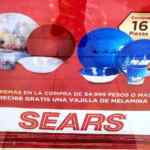 Promo navideña Sears: vajilla 16 piezas Gratis en Perfumería y Cosméticos
