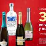 Soriana 3x2 en vinos y licores seleccionados