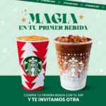 2x1 en bebidas en Starbucks en tu primera compra de bebida con la App de Starbucks