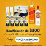 Cupón Walmart de $300 de bonificación en todo vinos y licores