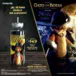 Combo Cinépolis El Gato con Botas: Precio de vaso 3D con popote en forma de espada