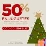 Cupón Enviaflores 50% de descuento en todos los juguetes sólo hoy