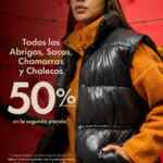 En C&A segundo a mitad de precio en abrigos, sacos, chamarras y chalecos este fin de semana