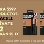 Promoción Duracell mejorada: ahora 2 powerbank GRATIS en la compra de $599 o más
