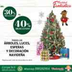 Promoción Navideña Del Sol y Woolworth: Del 30% al 40% de descuento en árboles de navidad, luces, esferas y decoración