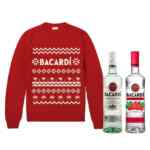 Promo Bacardí: ugly sweater navideño Gratis en la compra de 2 botellas