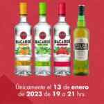 Oferta flash 3x2 en ron Bacardí y whisky William Lawsons este 13 de enero en Bodegas Alianza
