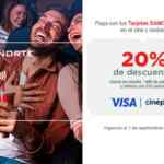 Promo Cinépolis Banorte: 20% de descuento en taquilla y refill de palomitas a $10