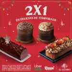 2x1 en panettones y delicias de temporada en Pastelerías El Globo