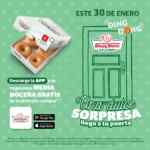 En Krispy Kreme media docena de donas Gratis con tu primer compra desde la app sólo este 30 de enero